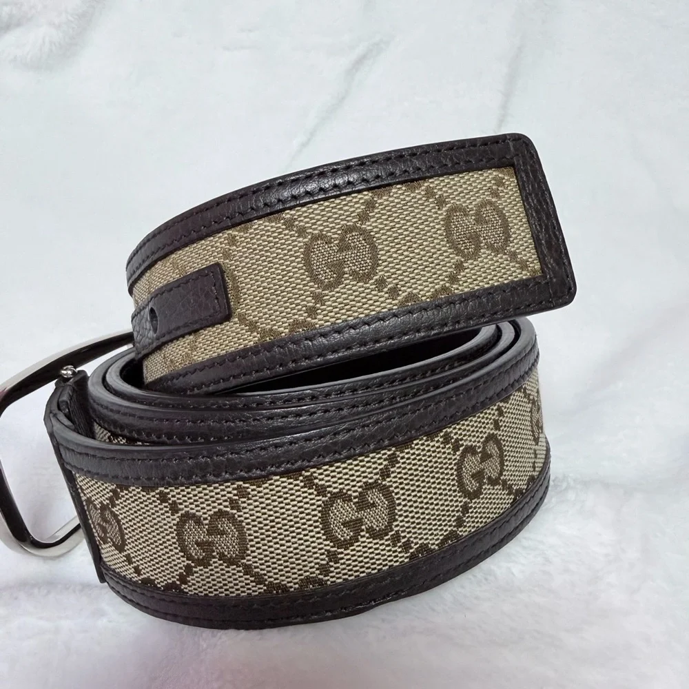 👨🏻Gucci Black and Brown Men's Belt